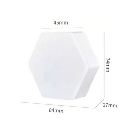 3 faretti esagonale RGB lampada luce a led  telecomando controllo remoto armadio