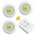 3x faretto lampada punto luce a LED con telecomando controllo remoto armadio