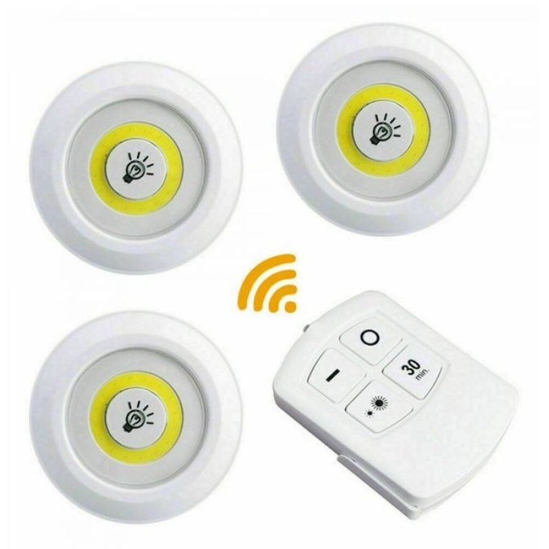 Hongu 3x faretto lampada punto luce a LED con telecomando controllo...