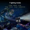 Torcia sub subacquea 20000 lumen manico caricatore immersioni scuba...