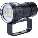 Torcia sub subacquea 20000 lumen manico caricatore immersioni scuba escursioni