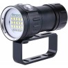 Torcia sub subacquea 20000 lumen manico caricatore immersioni scuba...