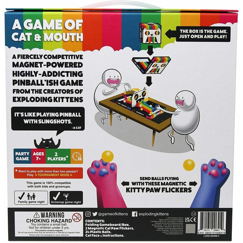 Hongu Gioco da tavolo bimbi famiglia casa zampa gattino arcobaleno ...