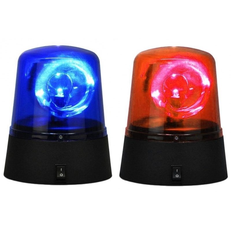 Hongu Lampeggiante led polizia festa luce rossa blu party casa psic...