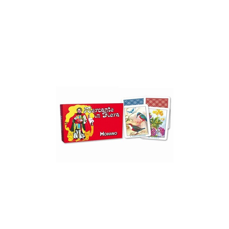 Modiano Carte da gioco mercante in fiera 2 mazzi modiano famiglia a...
