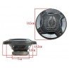 Casse altoparlanti diffusori 300 Watt 13cm Auto suono HDPlanter 130mm sub woofer