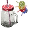 Hongu Bicchieri bicchiere vetro brocca con manico multicolore set 2...