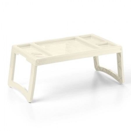 Vassoio da letto plastica pieghevole richiudibile 55x30x22 cm colazione pranzo