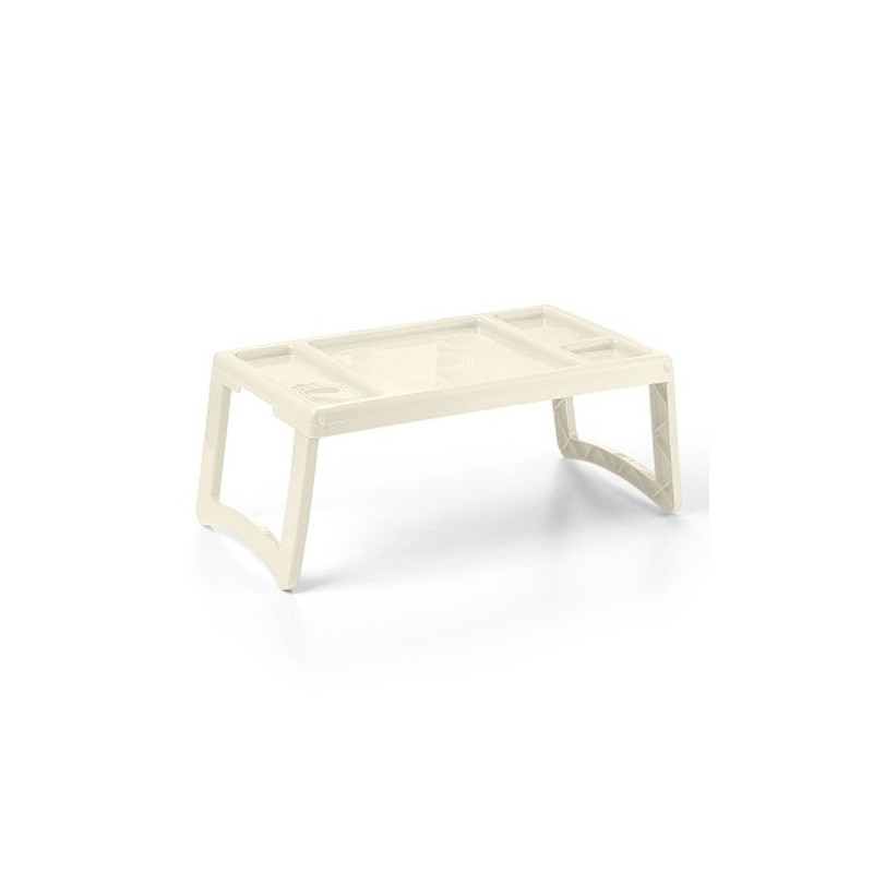 Vassoio da letto plastica pieghevole richiudibile 55x30x22 cm colazione pranzo