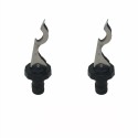 Kit 2 tappi ermetici a espansione per bottiglie vino champagne apribottiglie 9 cm