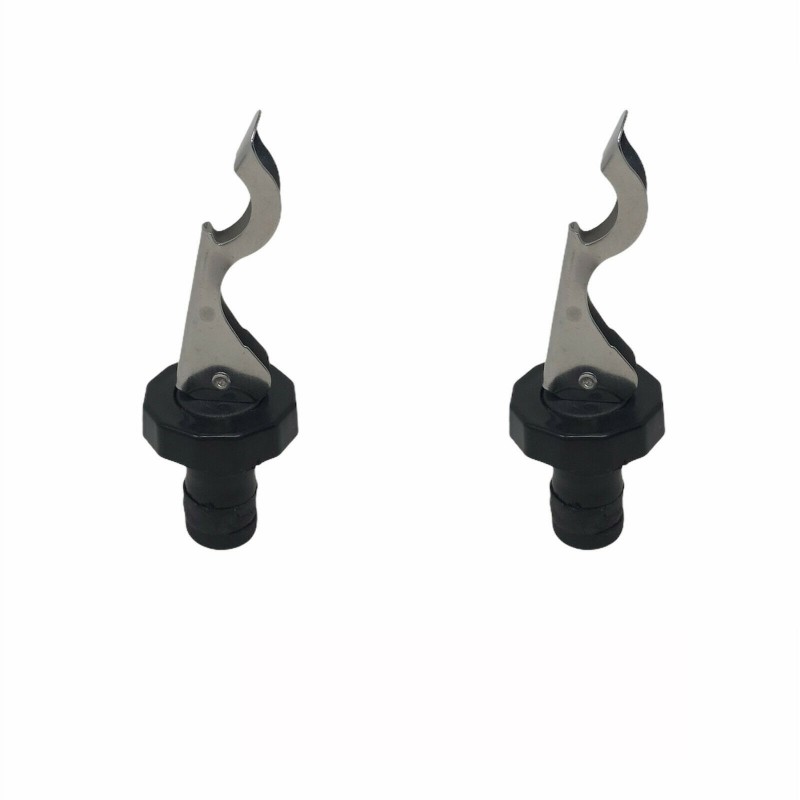 Kit 2 tappi ermetici a espansione per bottiglie vino champagne apribottiglie 9 cm