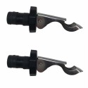 Kit 2 tappi ermetici a espansione per bottiglie vino champagne apribottiglie 9 cm