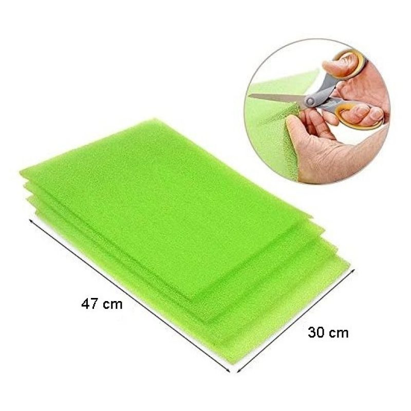 Hongu Tappetino per frigorifero frigo salvafreschezza 47x30cm antio...