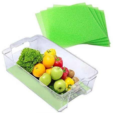 Tappetino per frigorifero frigo salvafreschezza 47x30cm antiodore salvafragranza