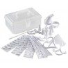 Set per decorare torte 100 pezzi in valigetta + sac à poche decorazione torte