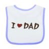 Hongu 12x Bavaglino i love mum/dad carino bambino bambina neonato n...