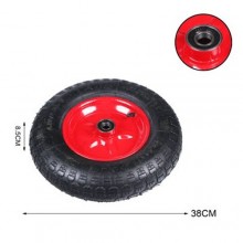 Ruota gonfiabile carrello portapacchi rotelle ricambio ruote camera gomma 38 cm