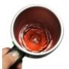 Tazza self mixing cup in alluminio automescolante miscela caffè latte the ciok