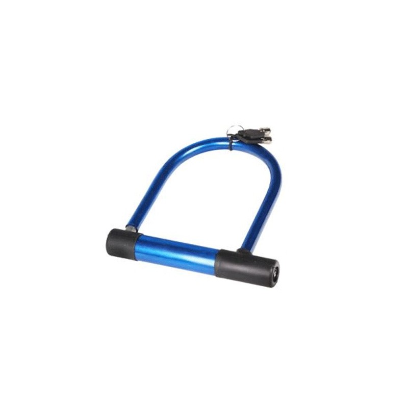 Lucchetto U antifurto moto bici elettrica arco rigido catena sicurezza 18x18 cm