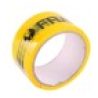 Hongu 6 rotoli nastro adesivo giallo scritta fragile 30m x 48mm sil...