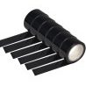 Hongu 6 rotoli nastro adesivo nero 70m x 48mm silenzioso imballaggi...