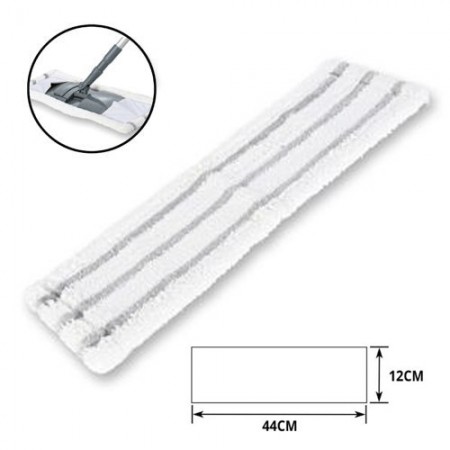 12x Panno ricambio scopa cattura polvere microfibra 40 x 12 cm tutti i pavimenti