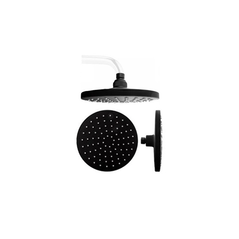 Soffione doccia acciaio inox plastica rotondo ricambio pioggia bagno moderno