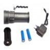Torcia LED portatile impermeabile batterie ricaricabile 3 fasi cree 800 lumen