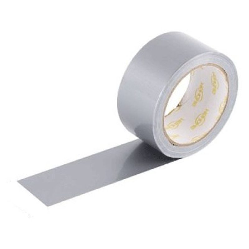 Hongu 6 rotoli nastro adesivo telato grigio 18m x 48mm silenzioso i...