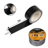 Hongu 6 rotoli nastro adesivo telato nero 5m x 48mm silenzioso imba...