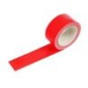 Hongu 6 rotoli nastro adesivo telato rosso 18m x 48mm silenzioso im...
