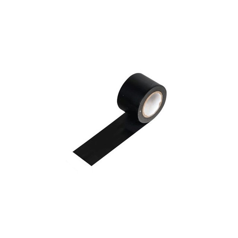 Hongu 6 rotoli nastro adesivo telato nero 12m x 48mm silenzioso rip...