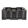 Cassetta in plastica opla' pieghevole cm 40x30x17h nera tuttofare f...
