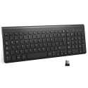 Tastiera wifi wireless pc 2.4ghz keyboard computer no fili tastierino numerico