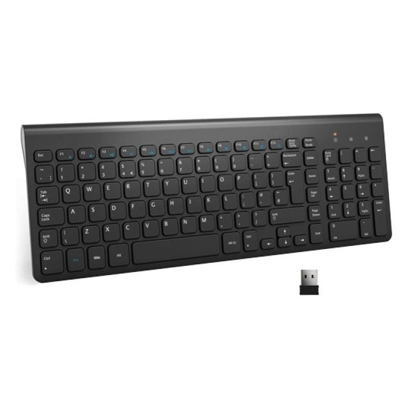 Hongu Tastiera wifi wireless pc 2.4ghz keyboard computer no fili ta...