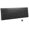 Hongu Tastiera wifi wireless pc 2.4ghz keyboard computer no fili ta...