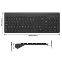 Tastiera wifi wireless pc 2.4ghz keyboard computer no fili tastierino numerico