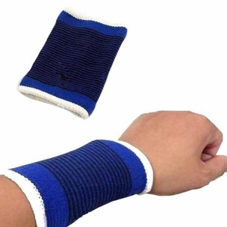 Coppia polsini fasce elastiche polsi sostegno supporto polsiera fascia elastica