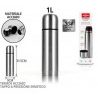 Hongu Termos thermos Termico portatile tappo a scatto in acciaio in...