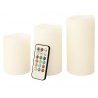 Candela Luce a Led RGB Set 3 Candele Multicolori Telecomando Decorazioni Casa