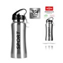 Borraccia Portatile in Acciaio Inossidabile con beccuccio sport Bottiglia 500ml