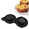 Confezione 2 perfect bacon bowl stampino forma forno microonde cucina bacon