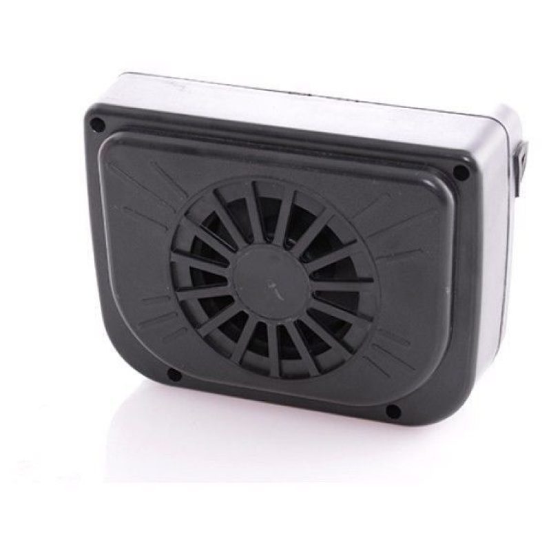 Mini Ventilatore smuovi aria odori solare auto camper montaggio su finestrino