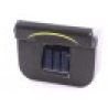 Mini Ventilatore smuovi aria odori solare auto camper montaggio su finestrino