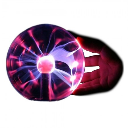 Lampada sfera al plasma ball scariche elettriche fulmini palla presa 220V - MAGO