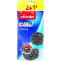 3 pacchetti 9x Vileda Glitzi Paglietta in acciaio inox Spugna spugnette abrasiva