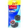 Vileda 3 pacchetti 9x Vileda Glitzi Paglietta in acciaio inox Spugn...
