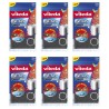 Vileda 12x spugne VILEDA GLITZI POWER INOX spugna acciaio Inox casa...