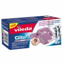 3 pacchetti da 8 pezzi in tuttoi 24 pagliette saponate Vileda Glitzi in acciaio