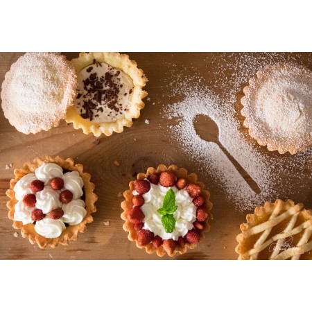 2 pacchetti da 6 pezzi per un totale di 12 formine per dolci pirottini stampini